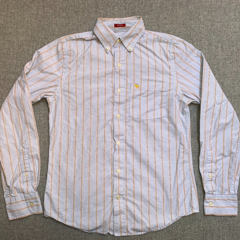 Mens Abercrombie & Fitch Long Sleeve Dress Shirt size Small